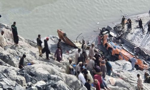 Police say 20 killed in mountain bus accident in Pakistan