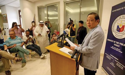 Kuwait asks Philippines ambassador to leave Kuwait asks Philippines ambassador to leave