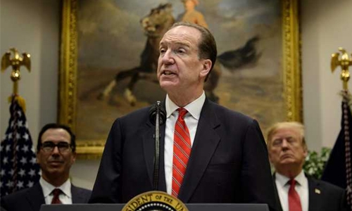 Trump taps fierce World Bank critic to take its helm