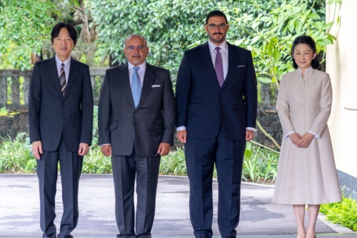 HRH the Crown Prince and Prime Minister meets the Crown Prince of Japan HRH the Crown Prince and Prime Minister meets the Crown Prince of Japan