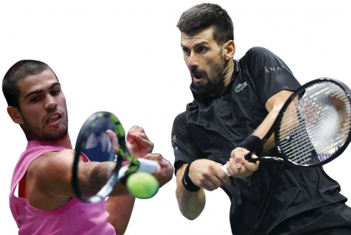 Djokovic sets up Alcaraz clash Djokovic sets up Alcaraz clash