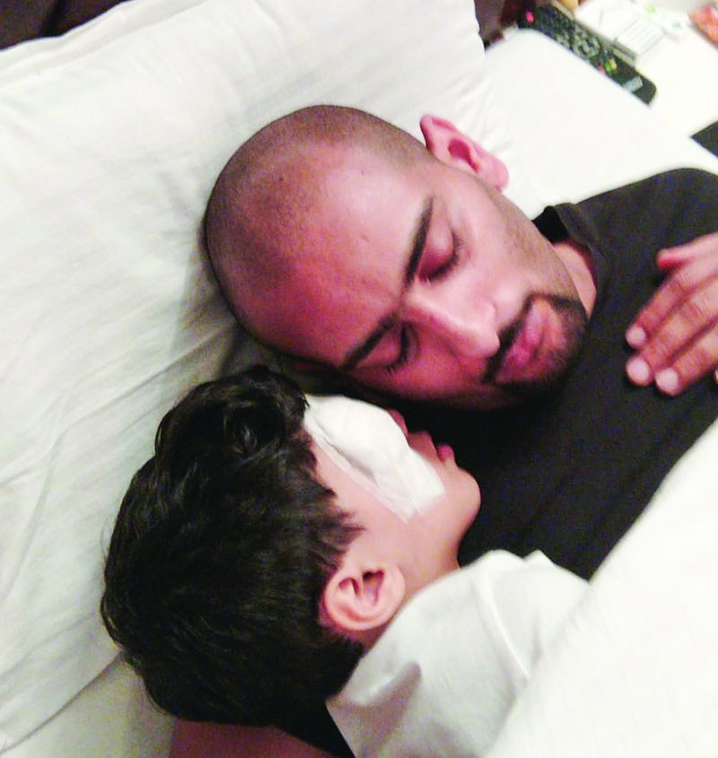 Dad in plea to save son’s sight 