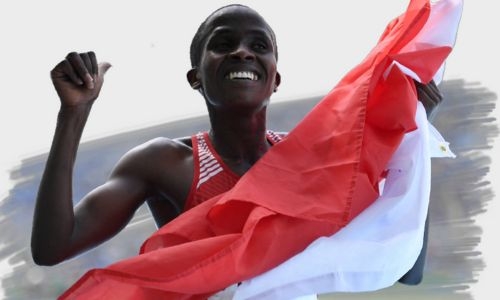 Bahrain’s Ruth Jebet wins marathon in China