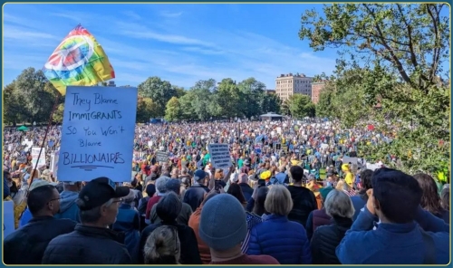 Mass Protests Erupt Across the U.S. Against Trump Administration Mass Protests Erupt Across the U.S. Against Trump Administration