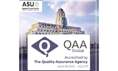 ASU achieves global  accreditation from  prestigious British QAA