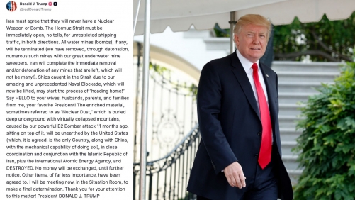 Trump Announces Iran Conditions Trump Announces Iran Conditions