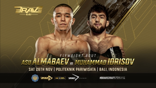 Pivotal Flyweight bout between Asu Almabaev and Muhammad Idrisov headlines BRAVE CF 66 Pivotal Flyweight bout between Asu Almabaev and Muhammad Idrisov headlines BRAVE CF 66