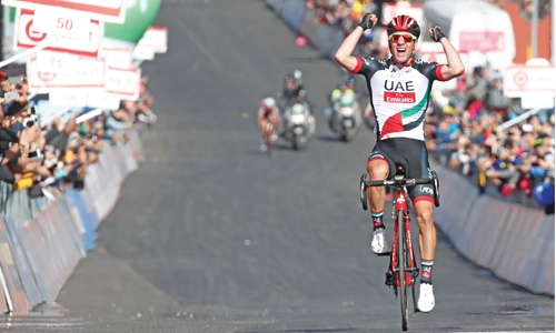 Polanc conquers Etna Polanc conquers Etna