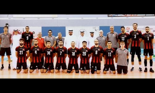 HH Shaikh Isa meets volleyball teams HH Shaikh Isa meets volleyball teams