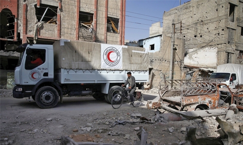 Aid convoy forced to leave Ghouta