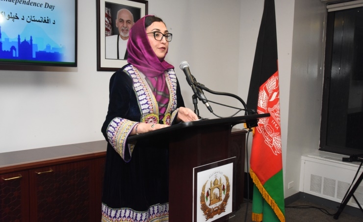 Afghan woman ambassador forms group to help Afghan women