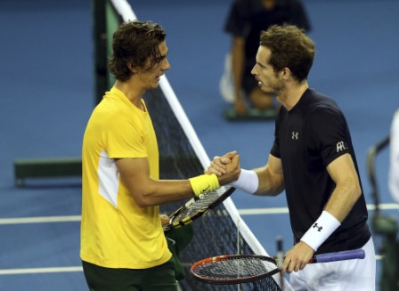 Murray gives Britain flying start in Davis Cup