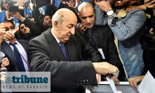 Tebboune elected Algerian president