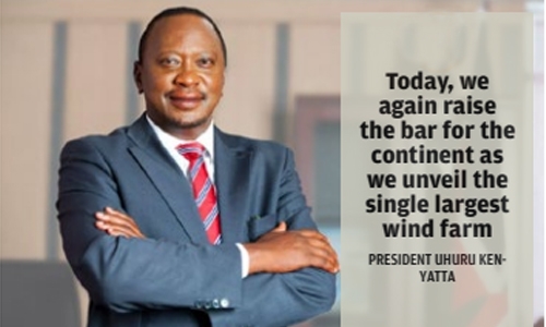 Kenya launches Africa’s biggest wind farm Kenya launches Africa’s biggest wind farm