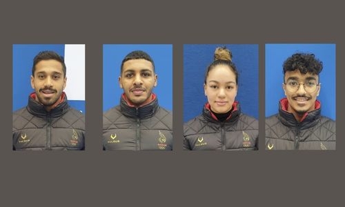 Bahrain swimmers shine in swimming world cup Bahrain swimmers shine in swimming world cup