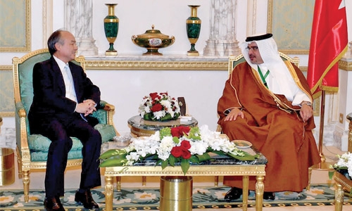 Crown Prince receives CEO of SoftBank Group