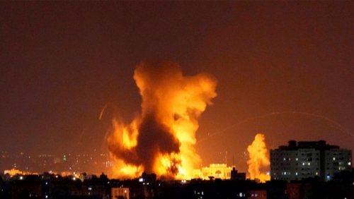 Israeli airstrikes kill 15 people in Gaza, triggering rocket barrage