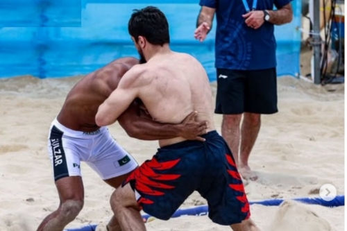 Bahrain beach wrestlers begin Asian Beach Games campaign in Sanya 