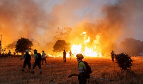 France, Spain Gain Ground on Wildfires