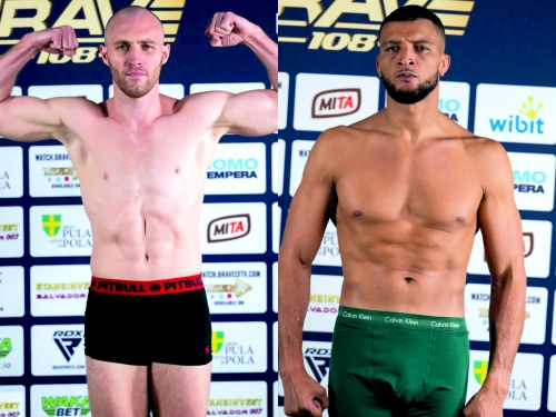 BRAVE CF 108 weigh-ins set the stage for nine-bout card BRAVE CF 108 weigh-ins set the stage for nine-bout card