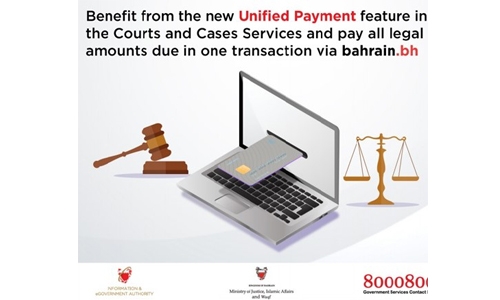 Bahrain Justice Ministry, iGA launch unified payment service for judicial services