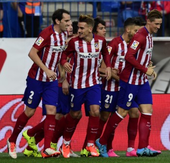 Griezmann double fires  Atletico top of La Liga