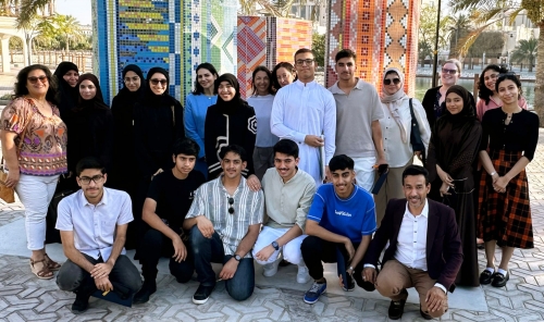 U.S. Embassy and Art Reach Bahrain Unveil Mosaic Celebrating Young Talent