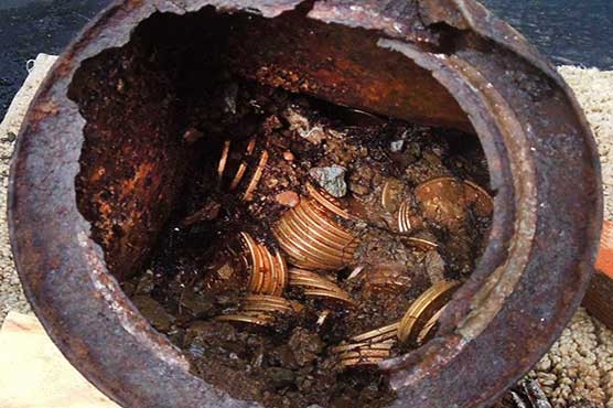 Pot of gold found in abandoned house 