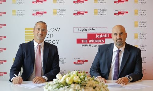 The Avenues-Bahrain partners with Yellow Door Energy on sustainable energy project The Avenues-Bahrain partners with Yellow Door Energy on sustainable energy project