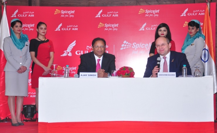 Gulf Air, SpiceJet sign MoU to explore greater cooperation