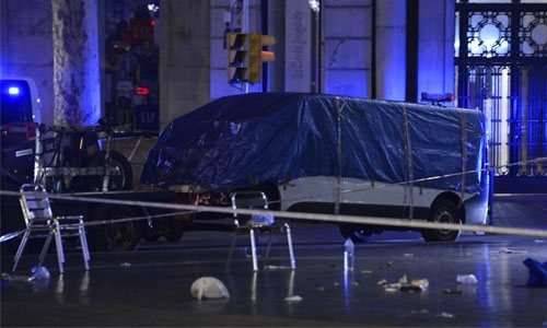Spanish police say driver of Barcelona rampage van identified