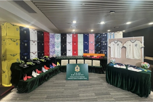 Hong Kong arrests 6 over America-bound World Cup counterfeit goods Hong Kong arrests 6 over America-bound World Cup counterfeit goods