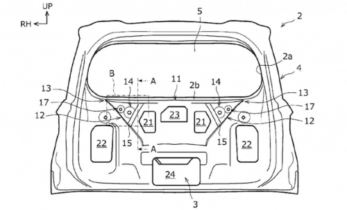 Mitsubishi patents design to eliminate SUV tailgate rattles Mitsubishi patents design to eliminate SUV tailgate rattles