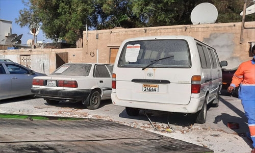 Campaign to remove abandoned vehicles from the streets of Bahrain