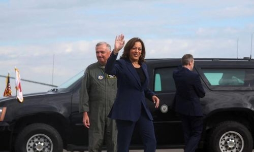 US Vice President Harris lands in South Korea after North's missile tests