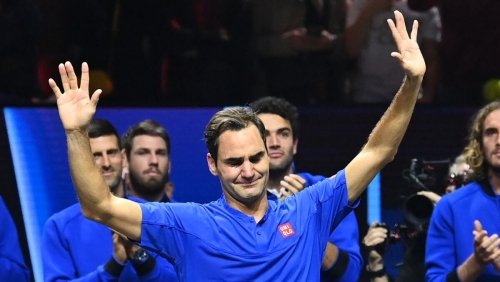 Federer, Nadal lose doubles match as Swiss legend bids farewell to tennis