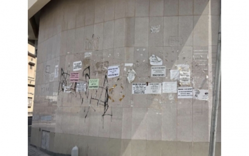 Two years on, illegal posters still cover Budaiya walls