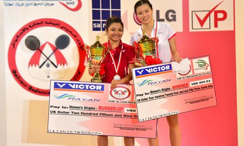 Li Lian, Sameer crowned badminton champions