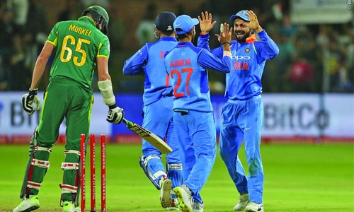 India beat SA, take series 4-1 India beat SA, take series 4-1