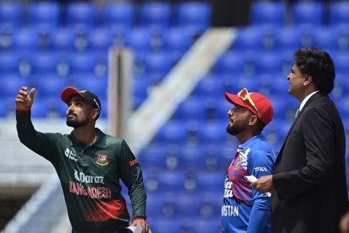 Afghanistan win toss, bat in third Bangladesh ODI