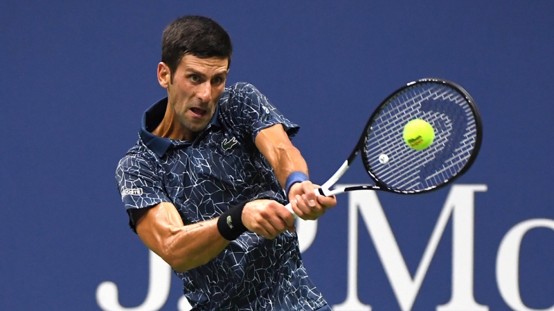 Djokovic sets up Del Potro showdown Djokovic sets up Del Potro showdown