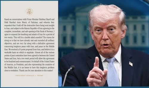 Trump announces two-week ceasefire proposal with Iran