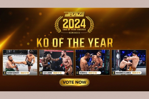 BRAVE CF Awards: BRAVE Combat Federation announces KO of the Year Contenders for 2024 BRAVE CF Awards: BRAVE Combat Federation announces KO of the Year Contenders for 2024