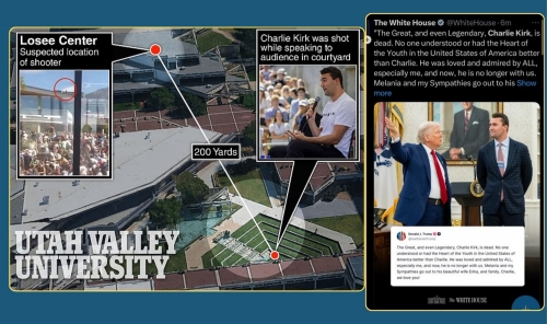 Gunfire From Rooftop? Conservative Activist Charlie Kirk Dies in Utah Event Attack Gunfire From Rooftop? Conservative Activist Charlie Kirk Dies in Utah Event Attack