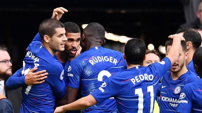 Chelsea fight off Slavia