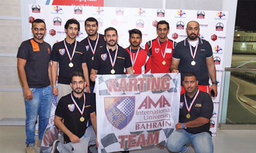 BIC: AMAIUB team secure first place in Karting