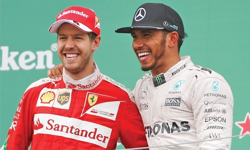 Hamilton, Vettel united over halo effect