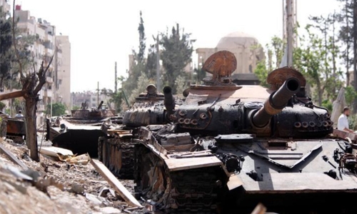 Rebels withdraw from northeast of Damascus Rebels withdraw from northeast of Damascus