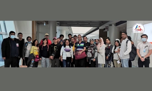 77 Filipinos from Sudan arrive in Bahrain on transit
