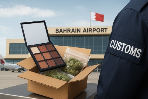 Makeup Shipment Unmasks International Drug Network in Bahrain Makeup Shipment Unmasks International Drug Network in Bahrain